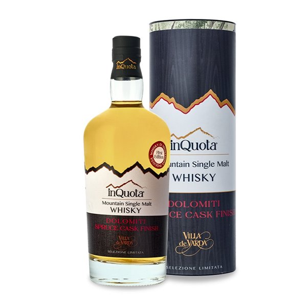Villa de Varda - Whisky di Montagna Dolomiti Spruce Cask Finish 0,70 L. Villa de Varda - Whisky di Montagna Dolomiti Spruce Cask Finish 0,70 L.