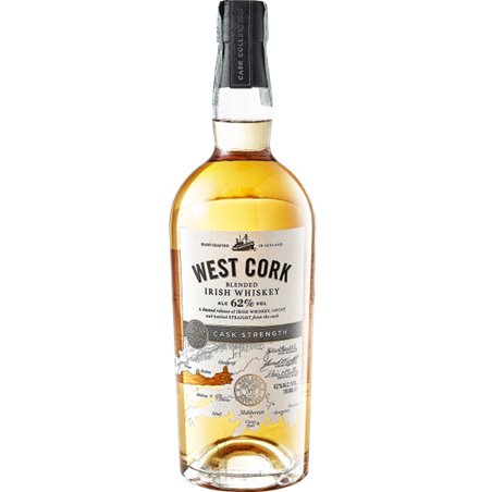 Whiskey West Cork Cask Strength (70cl 62%) - crb