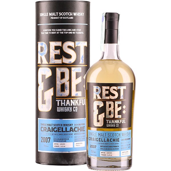 Whiskey  Rest & Be Craigellachie 2007 HHD (70cl 54.6%) - crb