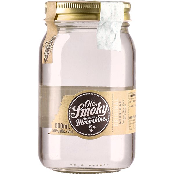 Cereal Spirit Drink Ole Smoky Moonshine Original (50cl 50%) - crb Cereal Spirit Drink Ole Smoky Moonshine Original (50cl 50%) - crb