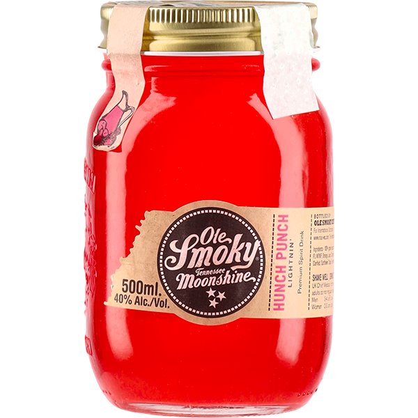 Cereal Spirit Drink Ole Smoky Moonshine Hunch Punch Lightnin (50cl 40%) - crb Cereal Spirit Drink Ole Smoky Moonshine Hunch Punch Lightnin (50cl 40%) - crb