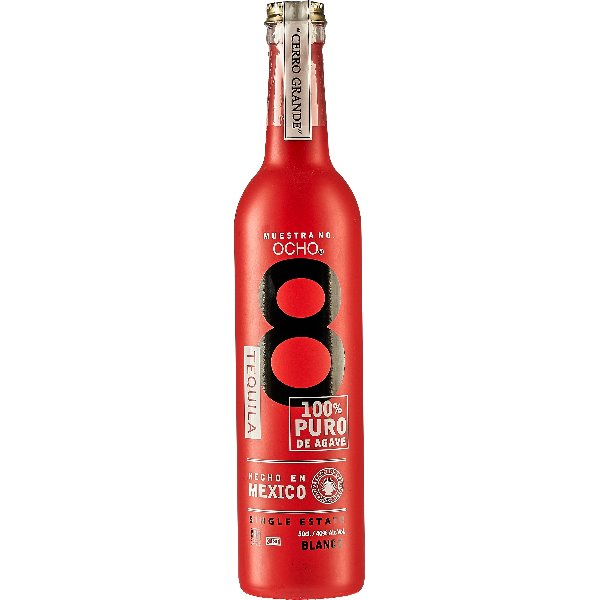 Tequila Ocho Blanco Red Edition Dias de los Muertos Cerro Grande 2020 (50cl  40%) - crb