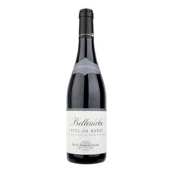 M.CHAPOUTIER Cotes du Rhone Rouge BELLERUCHE 2021 cl.75