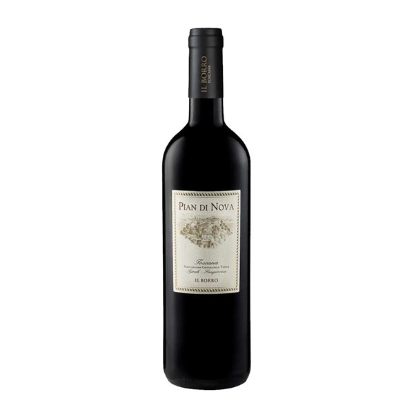 IL BORRO Toscana Rosso Igt PIAN DI NOVA 2019 Cl 75