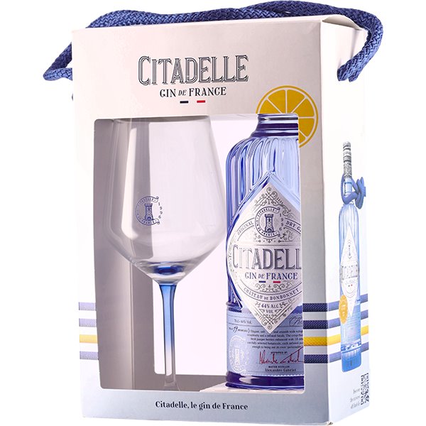 Gin Citadelle Original Glass Pack (70cl  44%) - crb