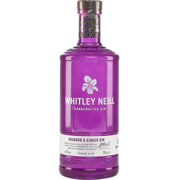 Gin Whitley Neill Rhubarb and Ginger (70cl  43%) - crb