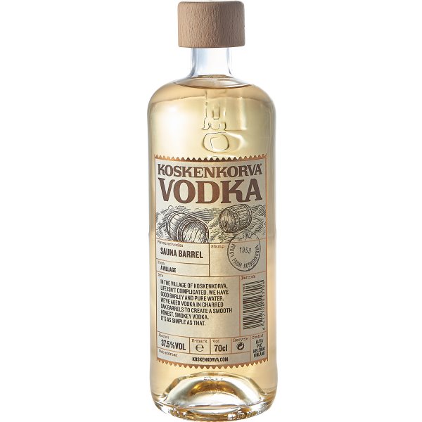 Vodka Koskenkorva Sauna Barrel (70cl 37.5%) - crb Vodka Koskenkorva Sauna Barrel (70cl 37.5%) - crb