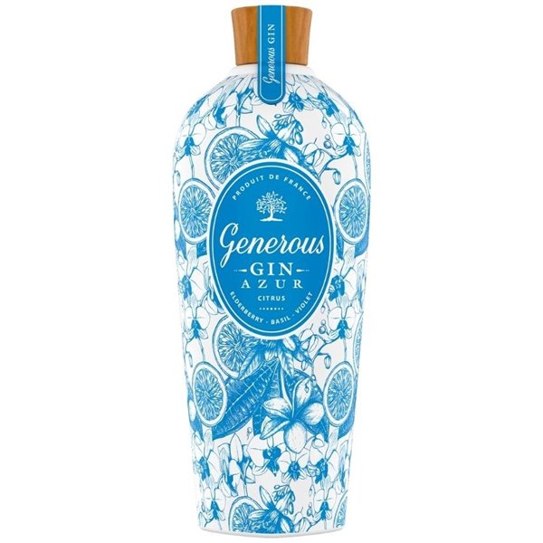 Gin Generous Azur (70cl 40%) -on Gin Generous Azur (70cl 40%) -on