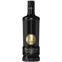 Gin Puerto des indias Black Edition dry gin (70cl 40%) -on