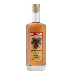 Grappa Riserva 50° Dolzan  Distilleria Villa De Varda 0,70 L.