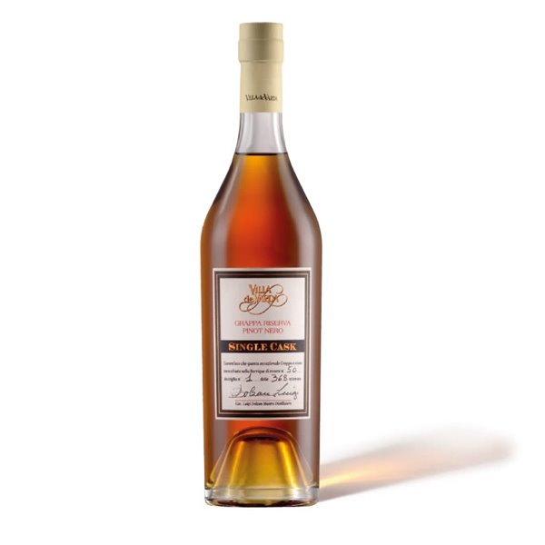 Single Cask - Grappa Single Cask di Pinot Nero 40 ° Distilleria Villa De Varda 0,70 L. Single Cask - Grappa Single Cask di Pinot Nero 40 ° Distilleria Villa De Varda 0,70 L.