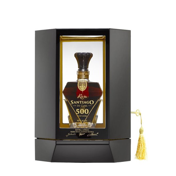 Santiago de Cuba Distillery - Ron 500 Anniversario - 0.50 l. Santiago de Cuba Distillery - Ron 500 Anniversario - 0.50 l.